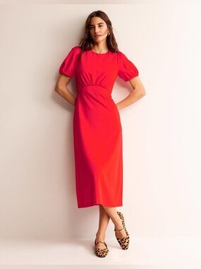 Boden Nancy Ponte Midi Dress
